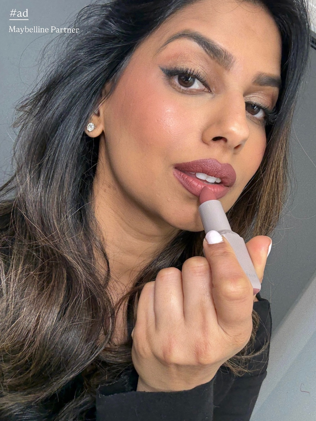 #AD #MaybellinePartner Another look using the newest @maybelline launches from @Target and I’m loving how easy these products are for everyday glam. The Satin Serum Lipstick with Hyaluronic Acid + the Lifter Liner Lip Pencil with Hyaluronic Acid have been my go-to lip combo lately, I’m OBSESSED. @targetstyle #target #targetpartner 

 