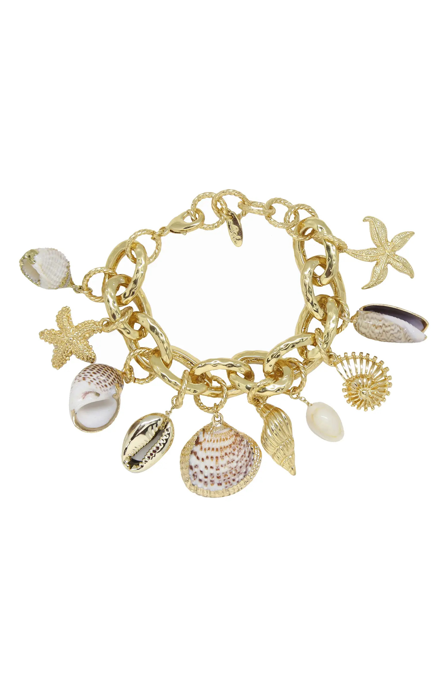 Ettika Shell Charm Bracelet | Nordstrom | Nordstrom