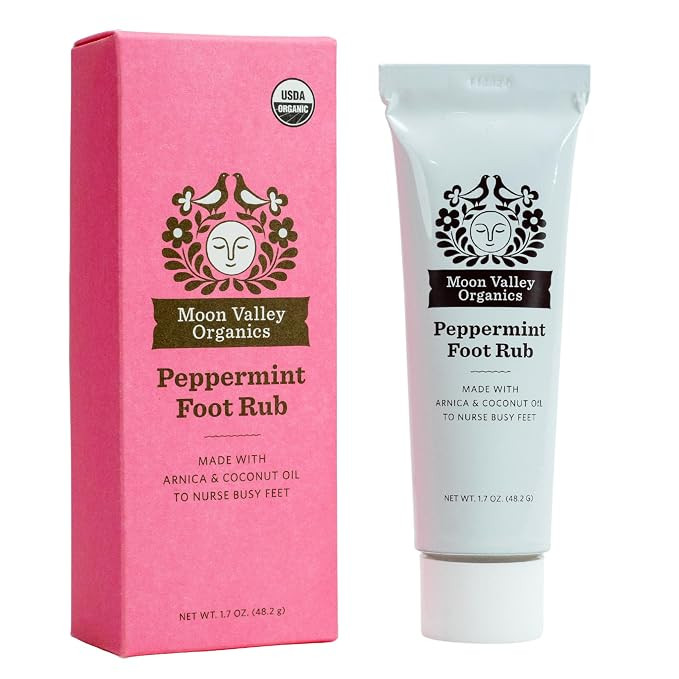 Moon Valley Organics Peppermint Foot Balm – Organic Cooling Foot Rub with Lavender, Arnica and ... | Amazon (US)