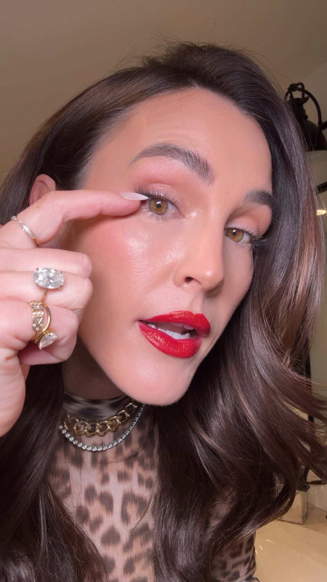 Glam for an Italian mob dinner party💋 Linking all of the skincare prep products I used, clean makeup and stick on lashes that I love!!💃🏻

Date night
Wedding guest 
Leopard 

#LTKgrwm #LTKWedding #LTKootd