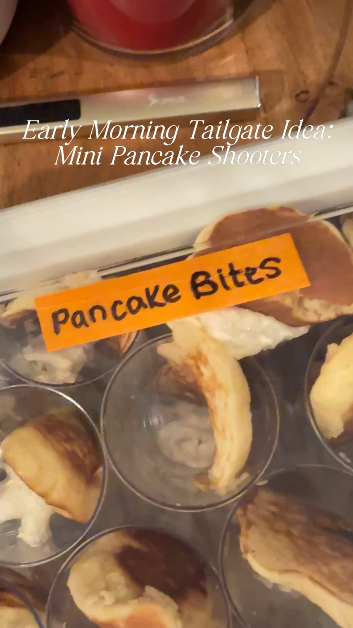 Get ready for those postseason tailgate parties with an easy pancake shooter recipe! This travel food case is truly a life saver for a number of holidays, events, etc. grab it before your next event!

#LTKHoliday #LTKFindsUnder50 #LTKfoodie