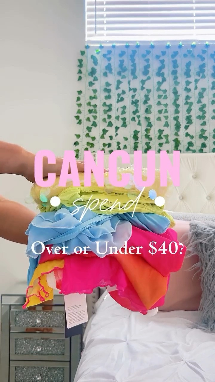 Cancun outfit haul ~ everything I spent 🛍️🏝️🌸

Would you spend over $40 for any of these?! 💸👙🌊
•
•
•
•
•
•
Travel girlies, solo travel, girls trip, 30th birthday, Cancun, Mexico, beach vacation, finance girly, spending habits, budgeting, clothing haul, what I spent

#cancún #outfithaul #outfitinspo #budgeting #finance