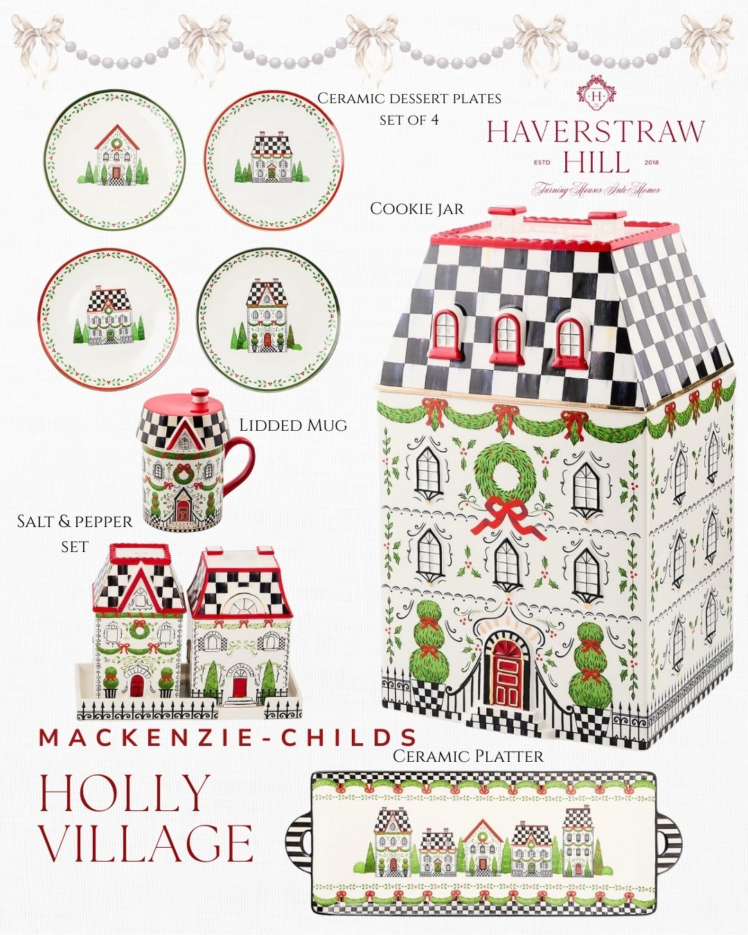 Whimsical charm for the holiday season @mackenziechilds! I think this would be Santa approved for his cookie and milk! 🥛 🎅🏻

#LTKSeasonal #LTKParties #LTKHome