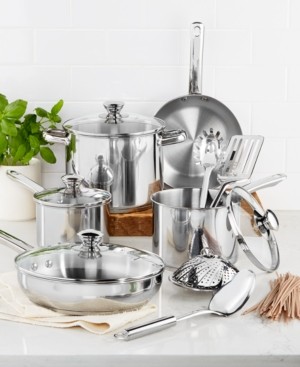 Tools of the Trade Stainless Steel 13-Pc. Cookware Set, Created for Macy's | Macys (US)