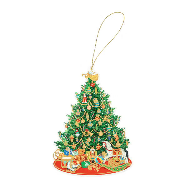 Caspari Oh Christmas Tree Gift Tags Pkg/4 | The Container Store