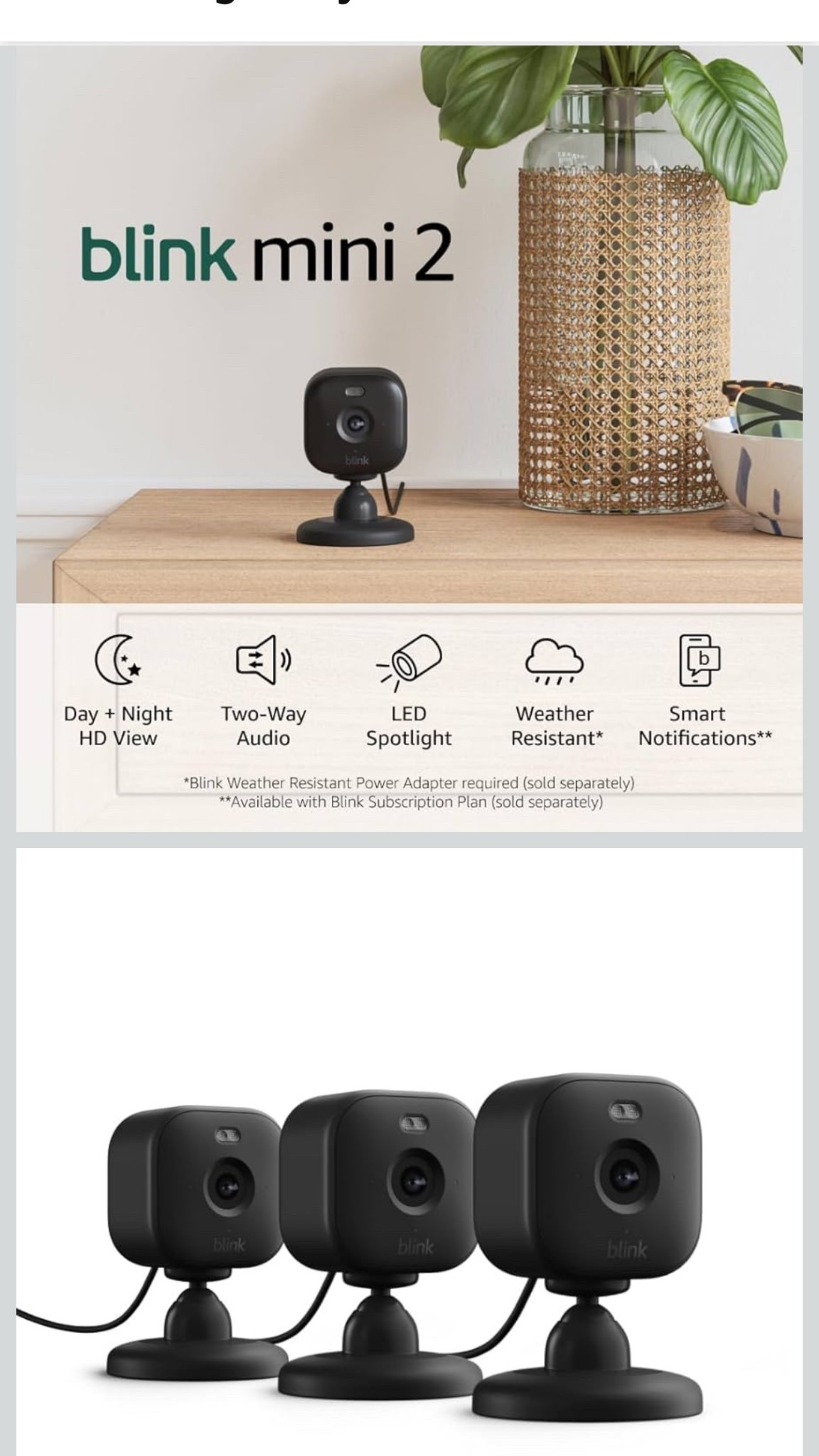 These home security cameras are easy set up and don’t require a paid subscription to view live (you can get a subscription to save the live clips and it’s very affordable)

Black Friday, cyber week, cyber Monday 

#LTKCyberWeek #LTKGiftGuide #LTKHoliday
