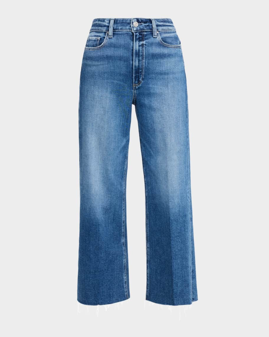 PAIGE Anessa Raw Hem Jeans | Neiman Marcus