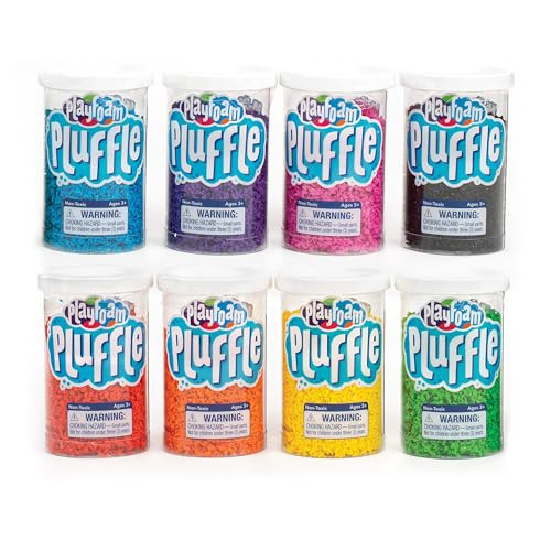 Educational Insights Pluffle® Mini 8-Pack - Sensory Bin Foam Set, No Mess Alternative to Sand Toys & Slime for Toddlers at Home or in The Classroom, Fun Sensory Table Filler, Gift for Kids Ages 3+ | Amazon (US)