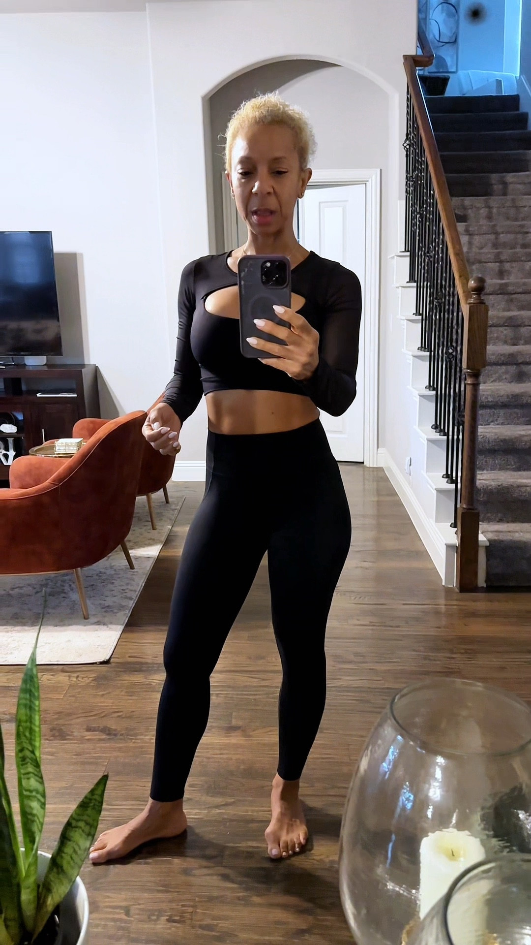 Nothing like great looking activewear to get you motivated to workout 💪🏽🧘🏽‍♀️ It’s a cold and rainy April morning, so I’m throwing on sweatshirt/duster situation from StyleWe. I live in this piece. 🤞🏽 
My Cloud Walk sneakers are super comfy, slip on like slides and have quick dry material so they are perfect for this rainy day. Here’s the link, check them out!: https://www.nimbao.com/TORI58256

#LTKOver40 #LTKfitnessgoals #LTKActive
