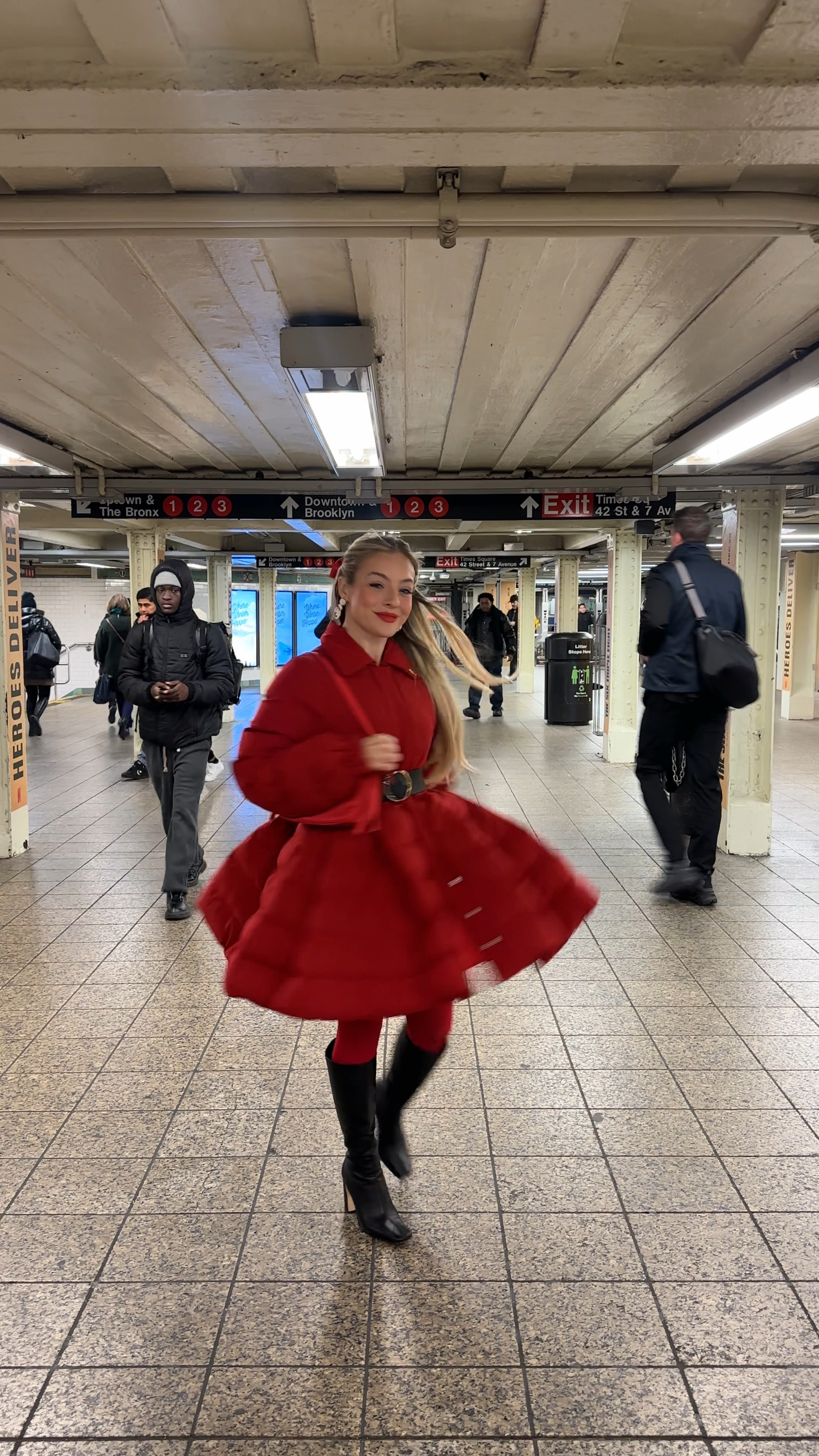 Dolly puffer from Selkie is the cutest girliest puffer you ever did see available from XXS-6X in red, white, blush, olive, red plaid, houndstooth & black ❤️ I’m wearing size XS fit is true to size but slightlyyy large (which is great for pairing with thicker sweaters etc) 
paired with red opaque tights from target, black knee high boots from Steve Madden (fit is TTS) & house of cb minimoiselle in size small (runs a full size small) 

#LTKHoliday #LTKGiftGuide #LTKSeasonal