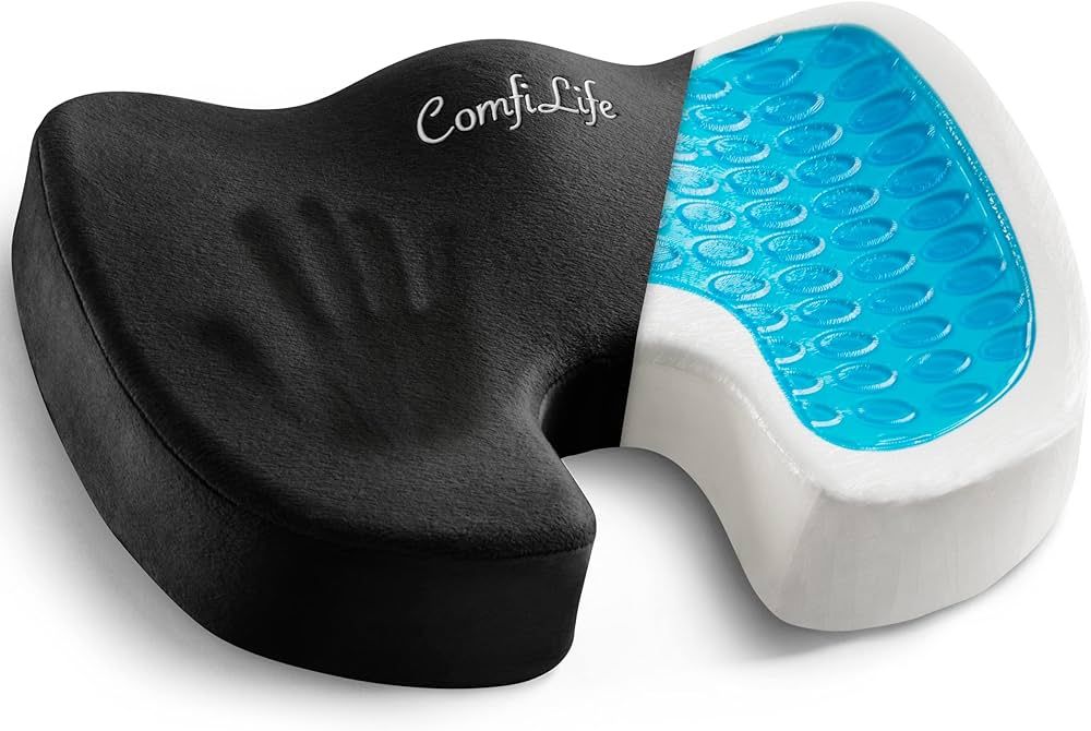 ComfiLife Gel Enhanced Seat Cushion – Office Chair Cushion – Non-Slip Gel & Memory Foam Coccy... | Amazon (US)