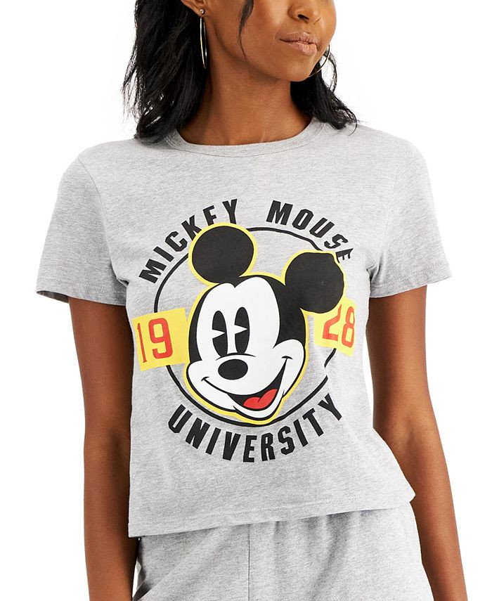 Disney Juniors' Mickey Mouse University T-Shirt & Reviews - Tops - Juniors - Macy's | Macys (US)