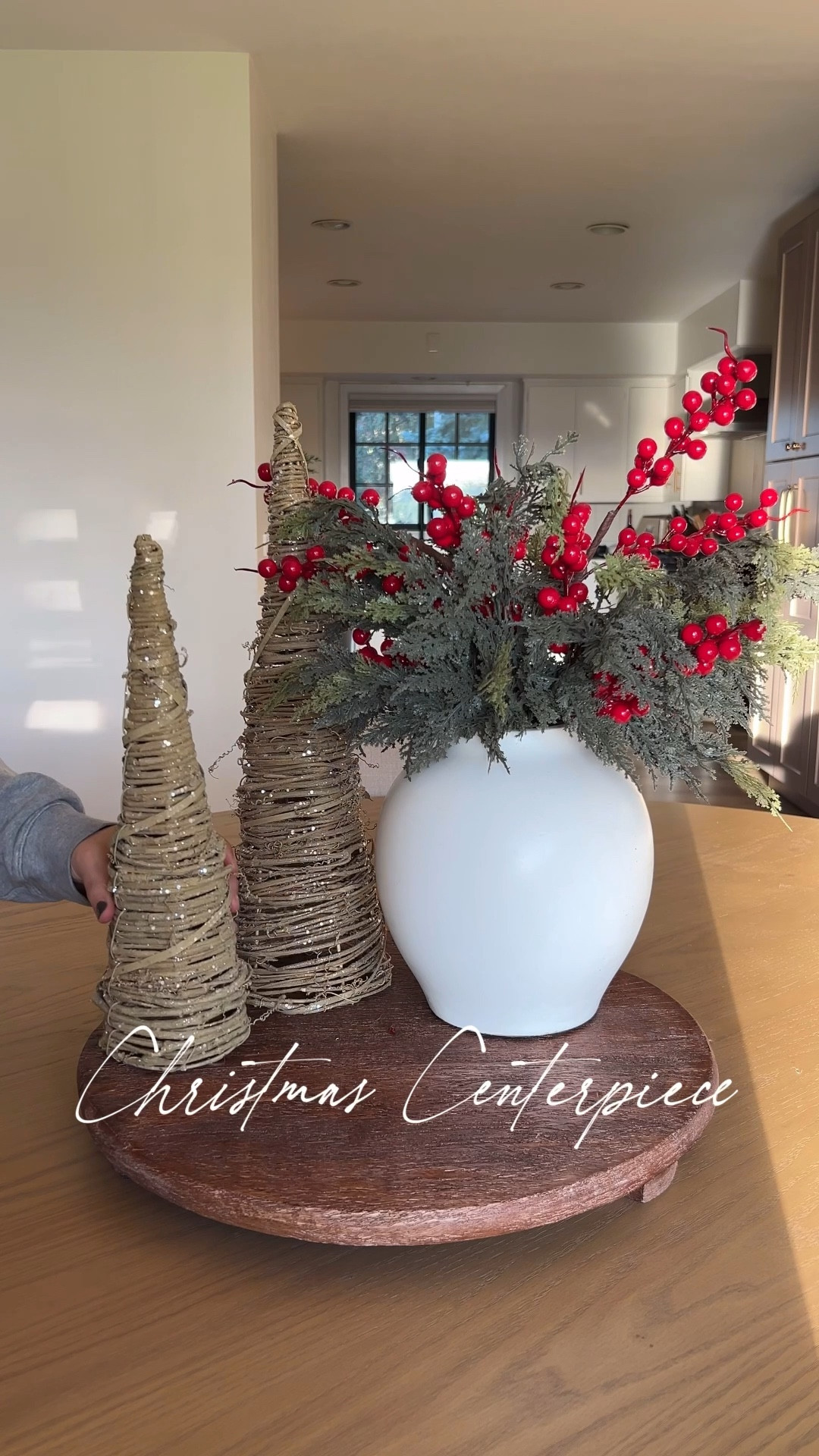 Festive Christmas centerpiece! 

#LTKHome #LTKHoliday #LTKSeasonal