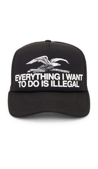 Illegal Trucker Hat in Black | Revolve Clothing (Global)