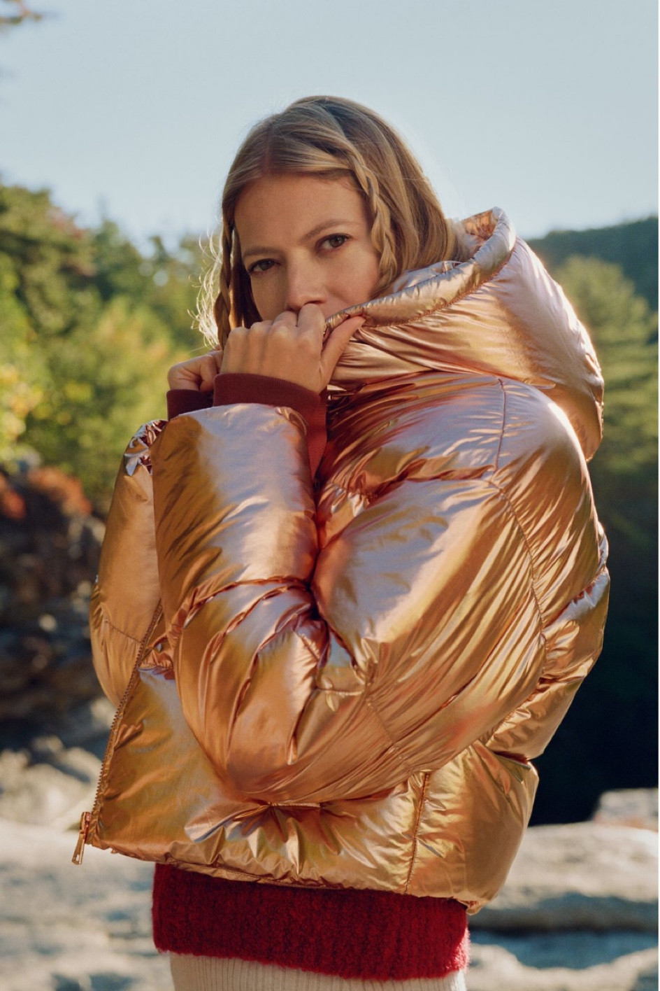 Metallic puffer jacket on major sale today! Also comes in silver. 
Only $71 in cart

#LTKstyletip #LTKSeasonal #LTKsalealert