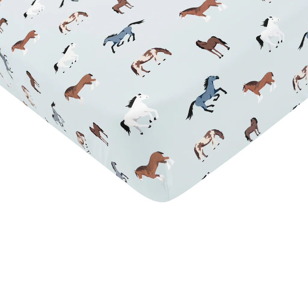 Crib Sheet in Horse | Kyte BABY