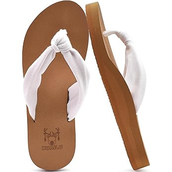 KuaiLu Flip Flops for Women with Arch Support Yoga Mat Comfortable Summer Beach Walking Thong Cus... | Amazon (US)