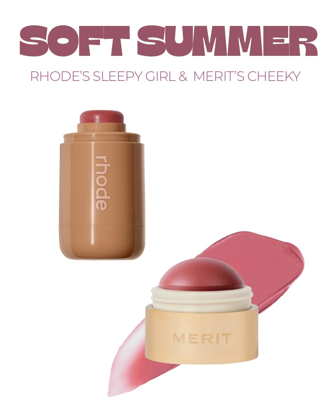 Soft summer blush