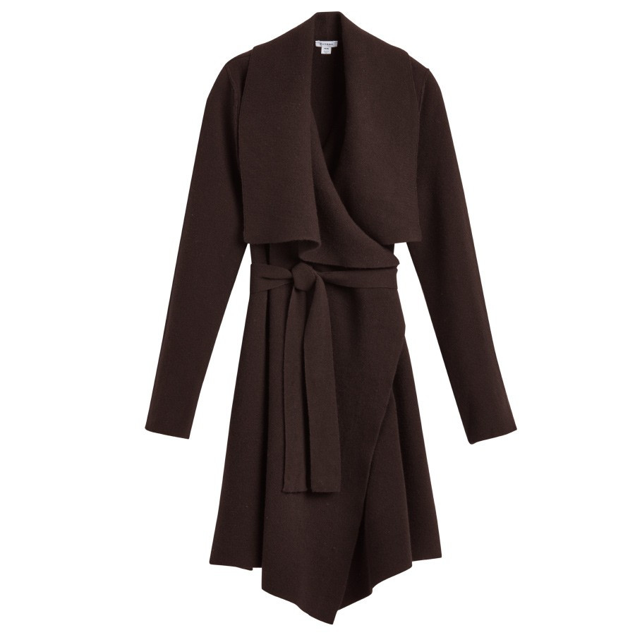Wool Cashmere Short Wrap Coat | Cuyana