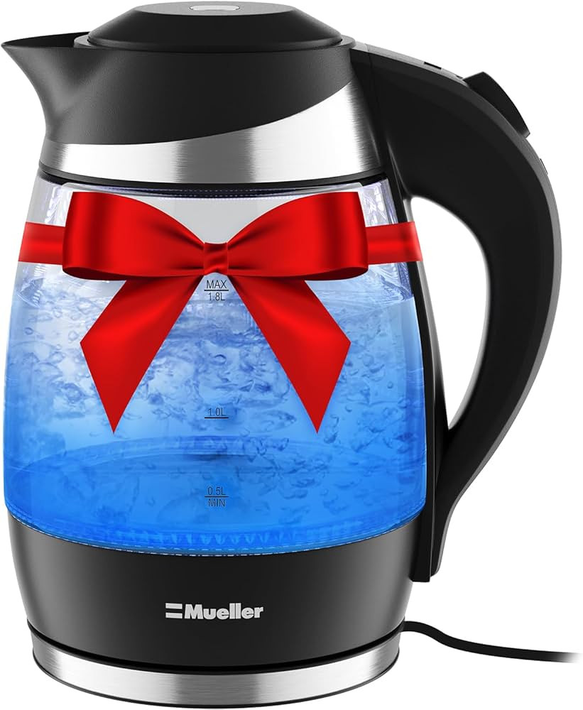 Mueller Ultra Kettle: Model No. M99S 1500W Electric Kettle with SpeedBoil Tech, 1.8 Liter Cordles... | Amazon (US)