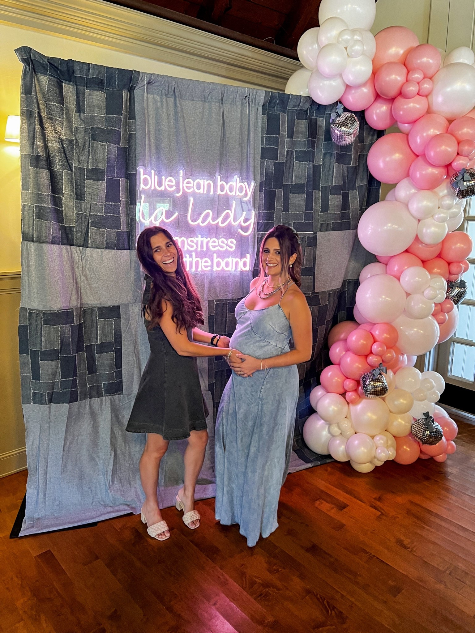 Blue Jean Baby Girl, baby shower 🪩👖🎀
-
Still on a high from this past weekends baby shower! So grateful for all the love and the fact everyone wore some type of denim outfit! We love a good themed party! Now only 6 weeks until baby girl gets to party with us! Also my denim dress was bump friendly and is now on sale: 
-


#LTKStyleTip #LTKBump #LTKParties