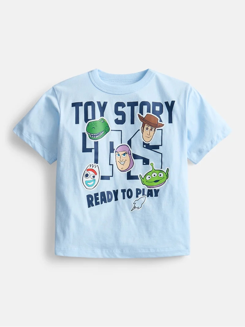 Toy Story Toddler Boys Graphic Tee with Short Sleeves, Sizes 12M-5T | Walmart (US)