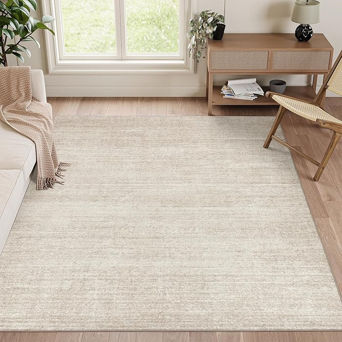 Valenrug Washable Rugs 5x7 - Stain Resistant 5x7 Area Rugs for Living Room, Non Slip Backing Prin... | Amazon (US)