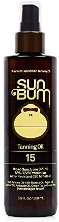Sun Bum SPF 15 Moisturizing Tanning Oil | Broad Spectrum UVA/UVB Protection | Coconut Oil, Aloe V... | Amazon (US)