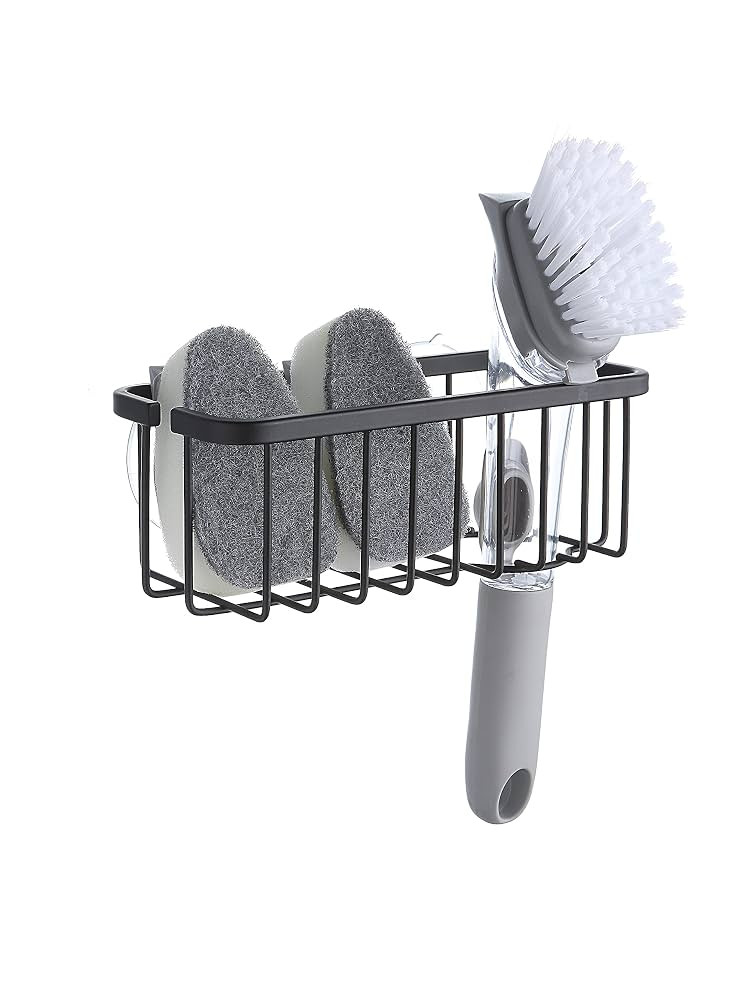 SunnyPoint NeverRust Deluxe Kitchen & Bathroom Sink Sponge Holder Organizer with Adhesive Mount -... | Amazon (CA)