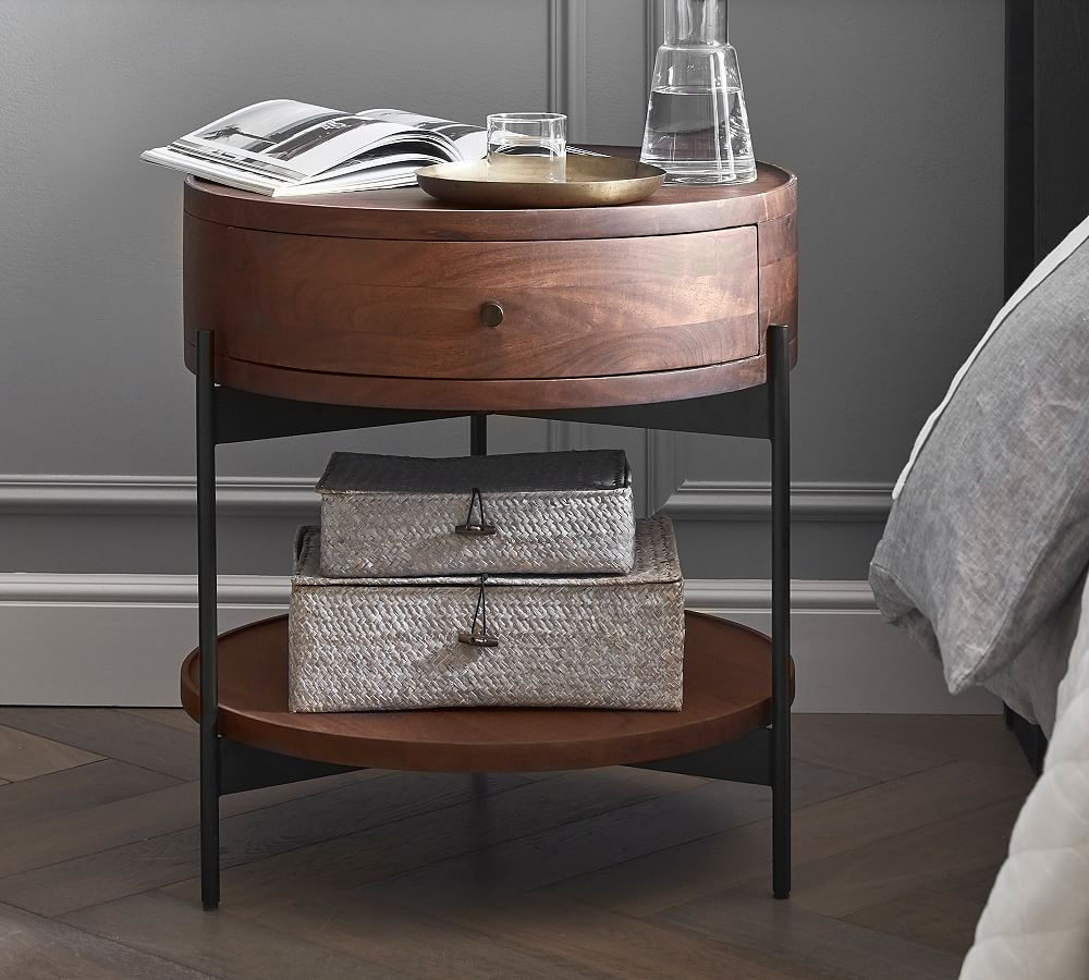 Warren Round Nightstand | Pottery Barn (US)