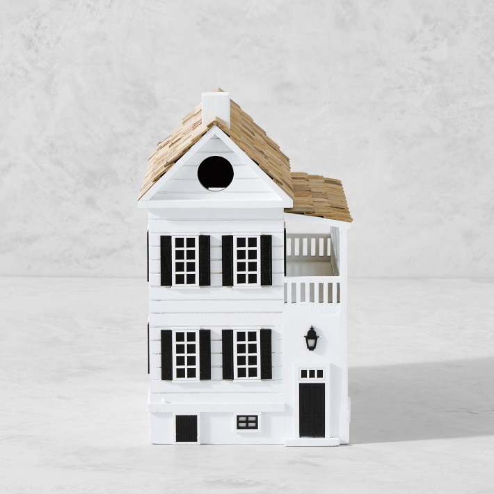 Charleston Battery Birdhouse with Bracket in White | Williams-Sonoma