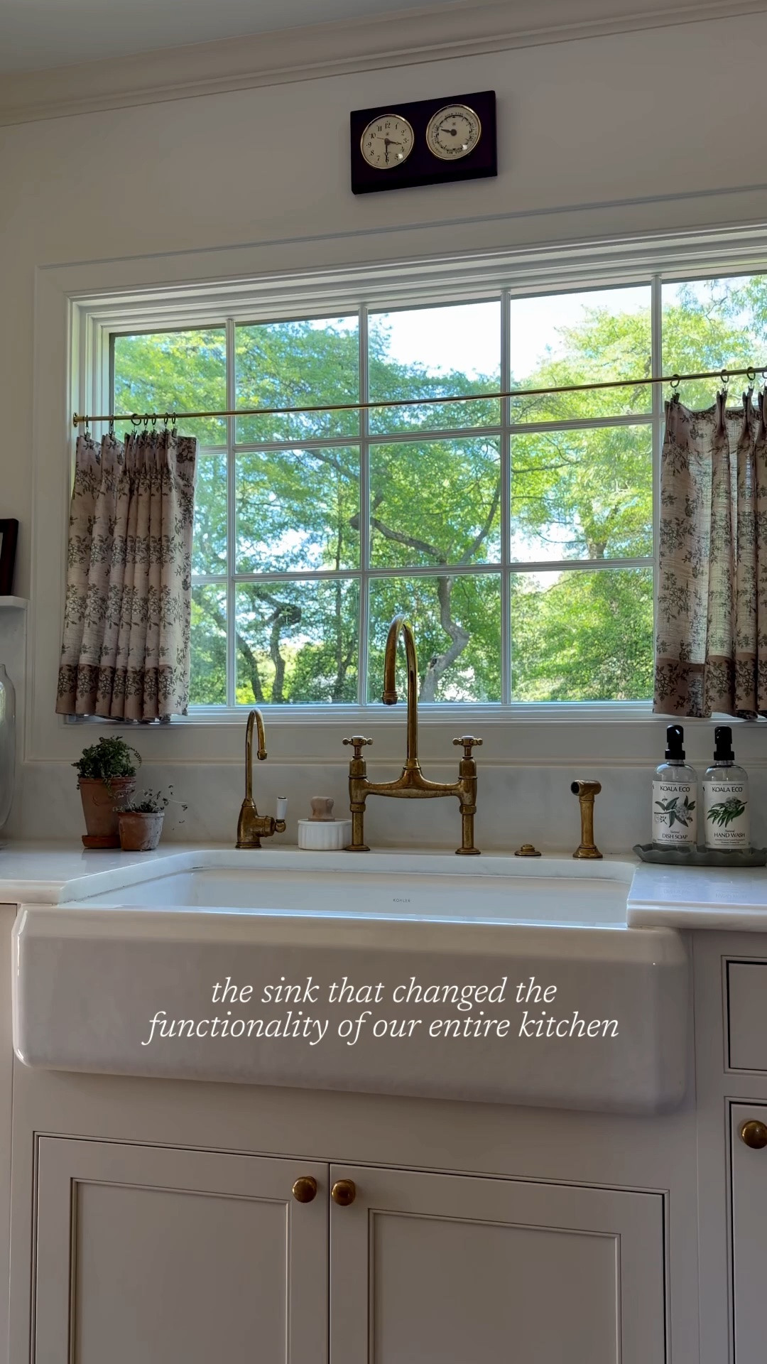 Our working sink was one of the things we built the entire kitchen around. I knew I wanted something that could work hard for us—with multiple components for prepping, washing, drying and everything in between, through every phase of life in this home.

This one checked every box, but what really sold me was the design. It has all the function of a true workstation sink without looking overly utilitarian, with a timeless finish and quality that feels right at home in our kitchen.

One of those decisions I’d make again and again. Comment SHOP and I’ll send you everything you see here.