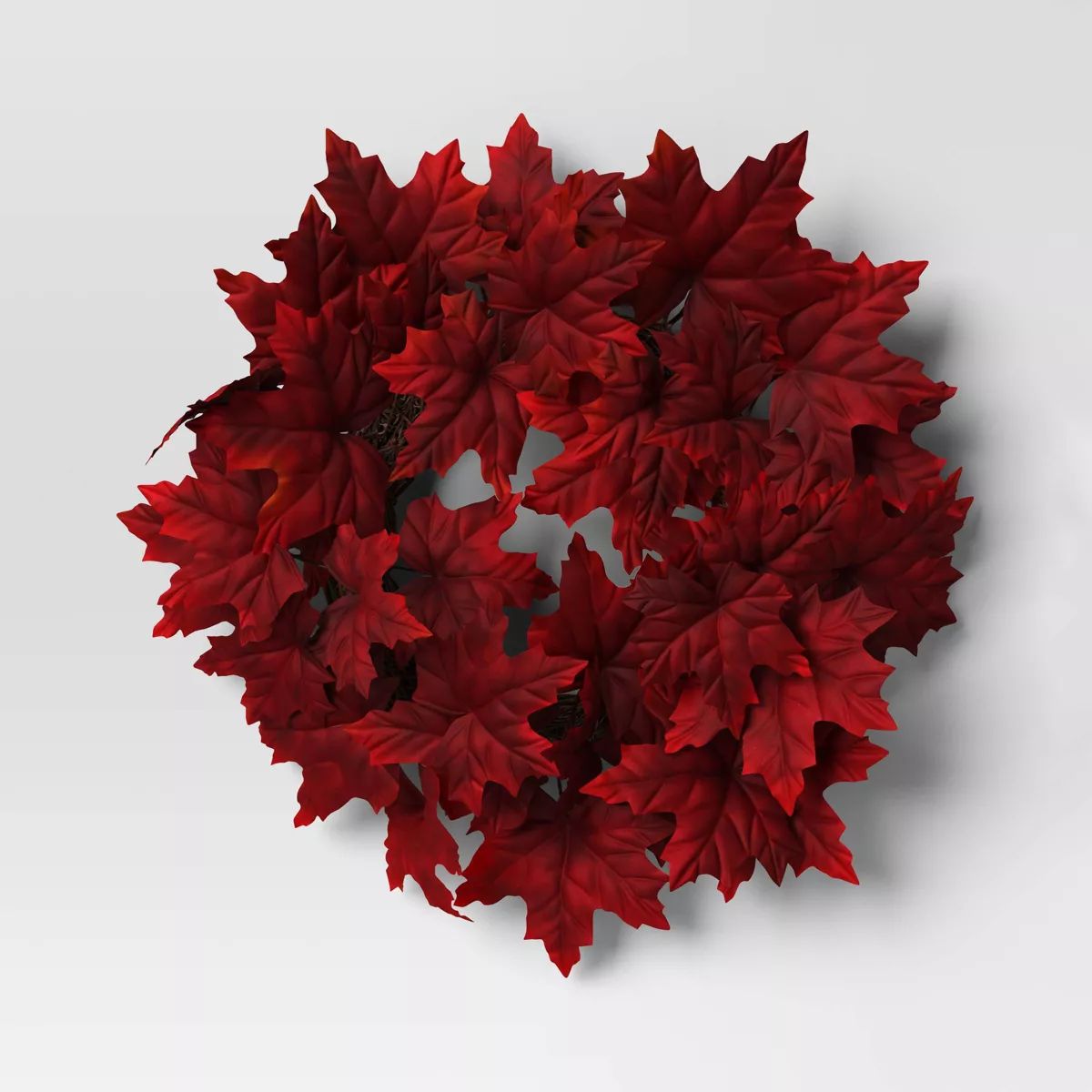 Mini Maple Leaf Wreath Red - Threshold™ | Target