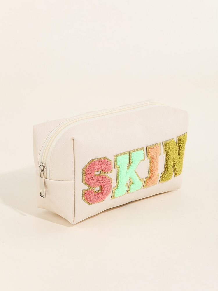 Letter Graphic Makeup Bag | SHEIN