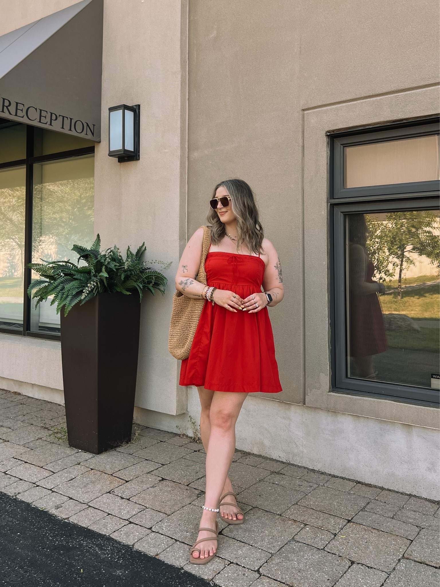Perfect little red dress! Has pockets and built in shorts underneath! Wearing my usual size L. I’m a 9.5-10 shoe and wear a 10 in the crocs sandals (Canadian crocs link under “similar products”)

#LTKsummer #LTKdresses #LTKmidsize