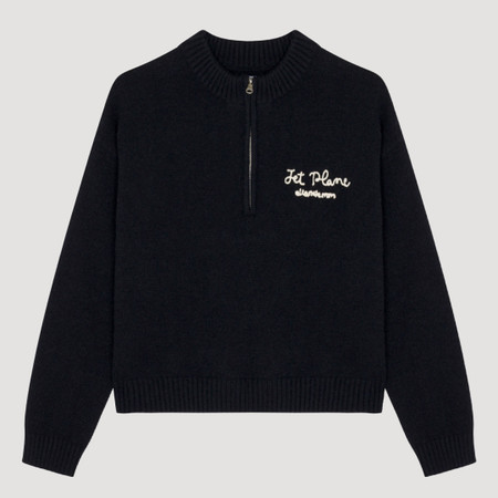 Leaving on a Jet Plane- Half Zip | EllandEmm