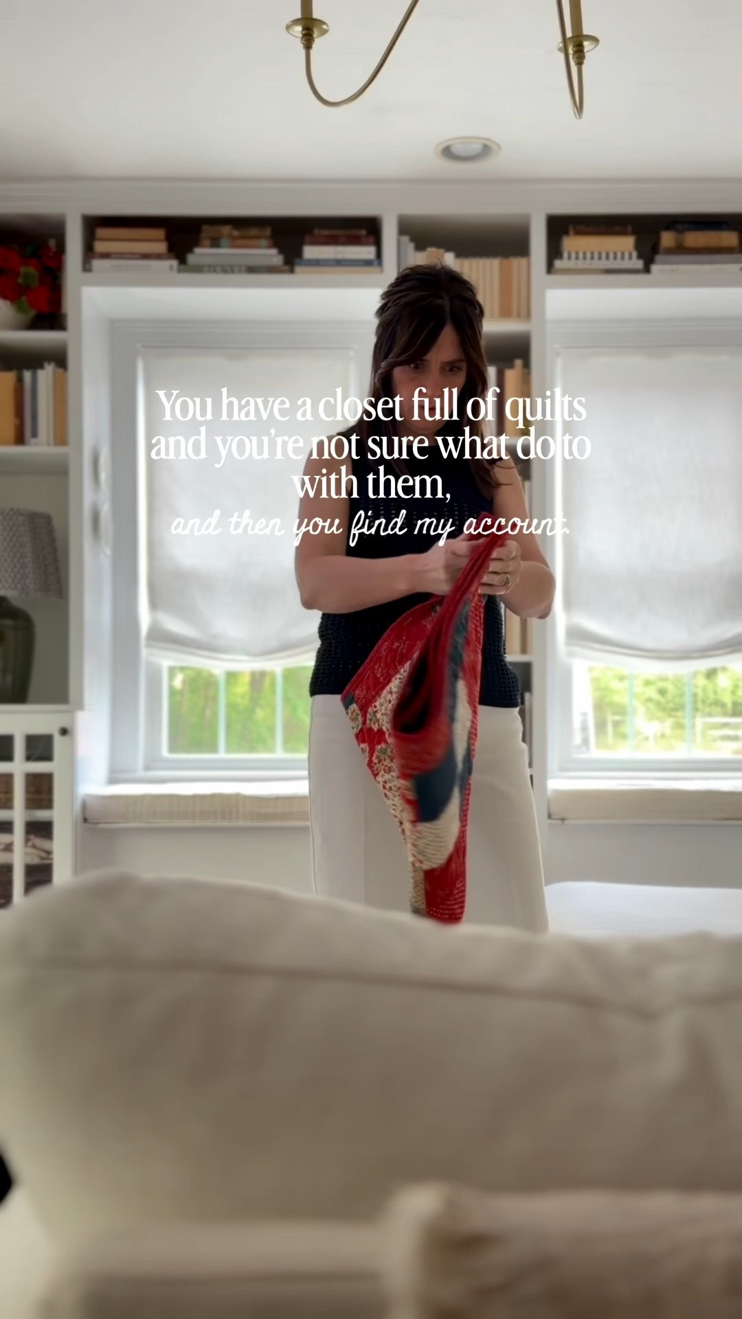 Get those quilts out of your closet and display them!

#LTKHome