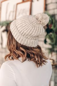 Forever Mine Beige Beanie | The Pink Lily Boutique