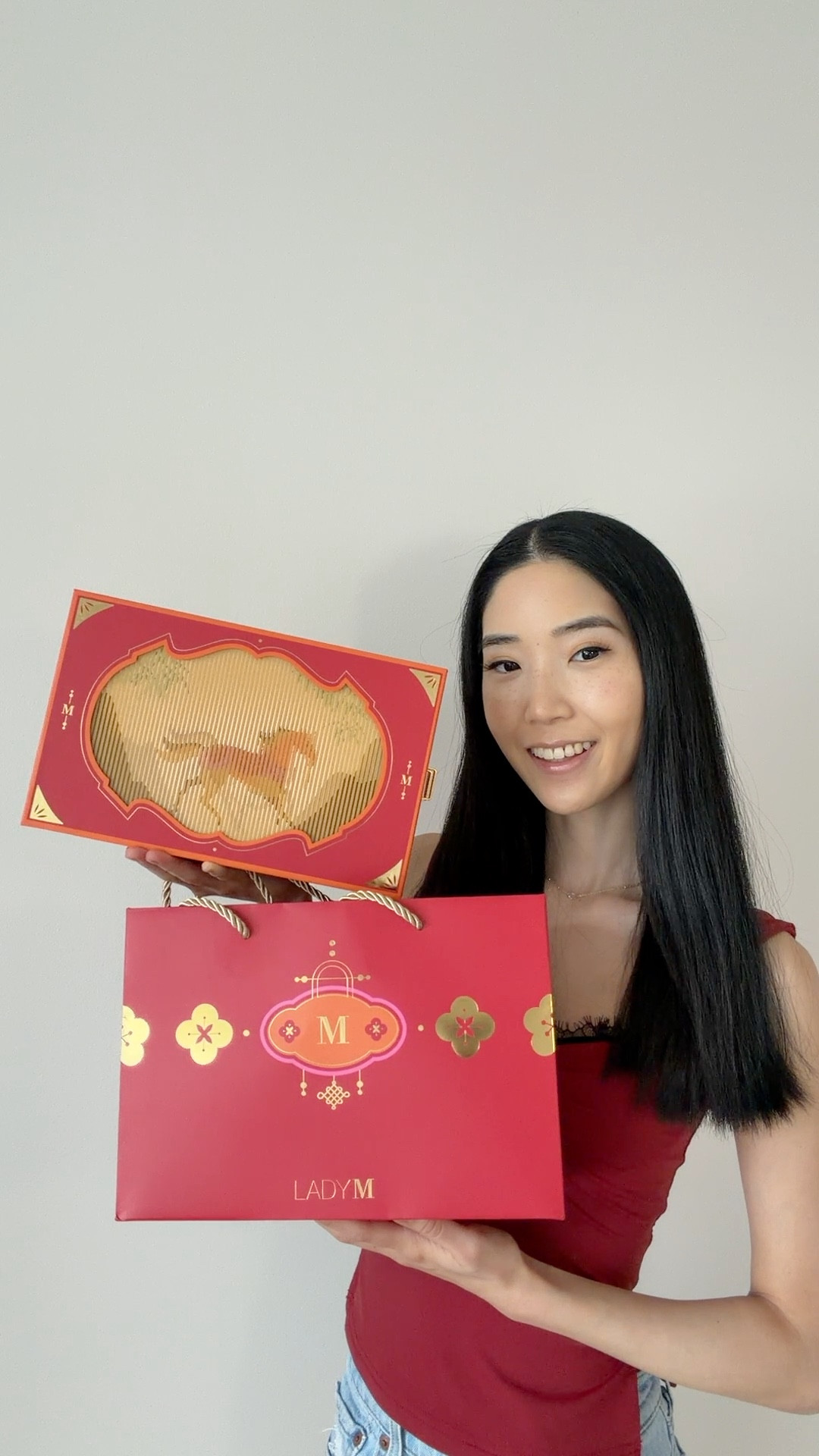 Lady M Lunar New Year 2026 set!😍 Available for a limited time only! 

#chinesenewyear #lunarnewyear #ladym #nordstrom #giftguide #food #bagcharm #horse #unboxing 

#LTKSeasonal #LTKHome #LTKfoodie