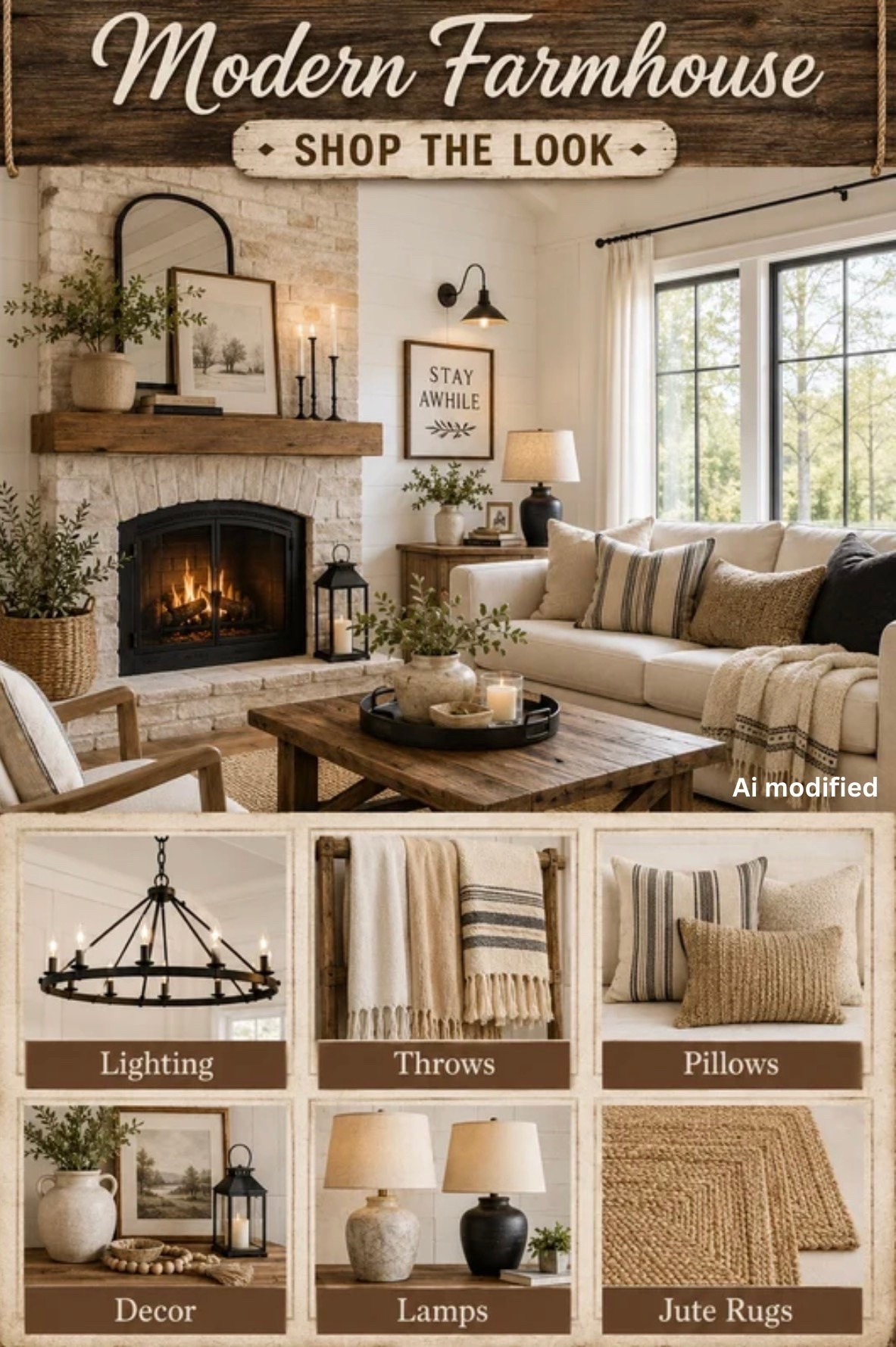 Modern Farmhouse Living Room Ideas | Shop the Look Decor Inspiration

#LTKHome #LTKmomlife