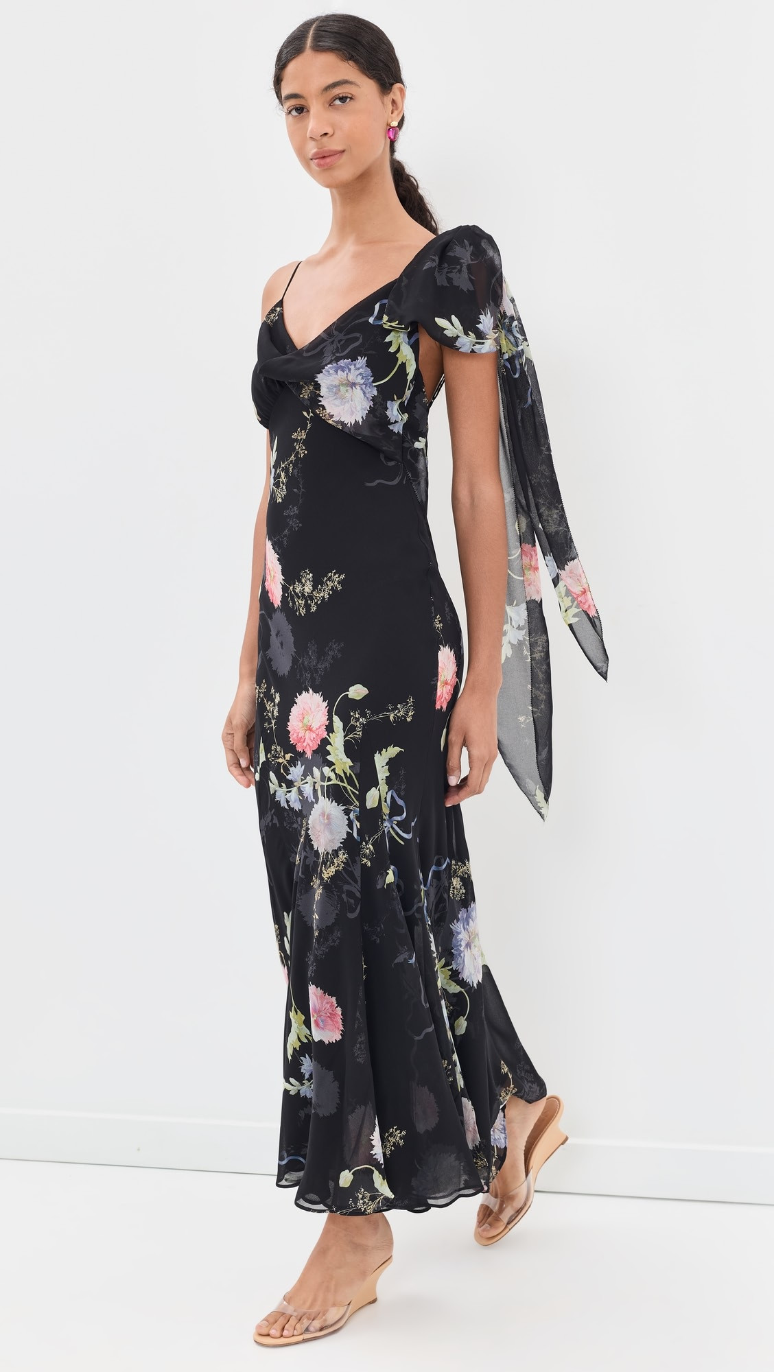 Floral Georgette Maxi Dress | Shopbop
