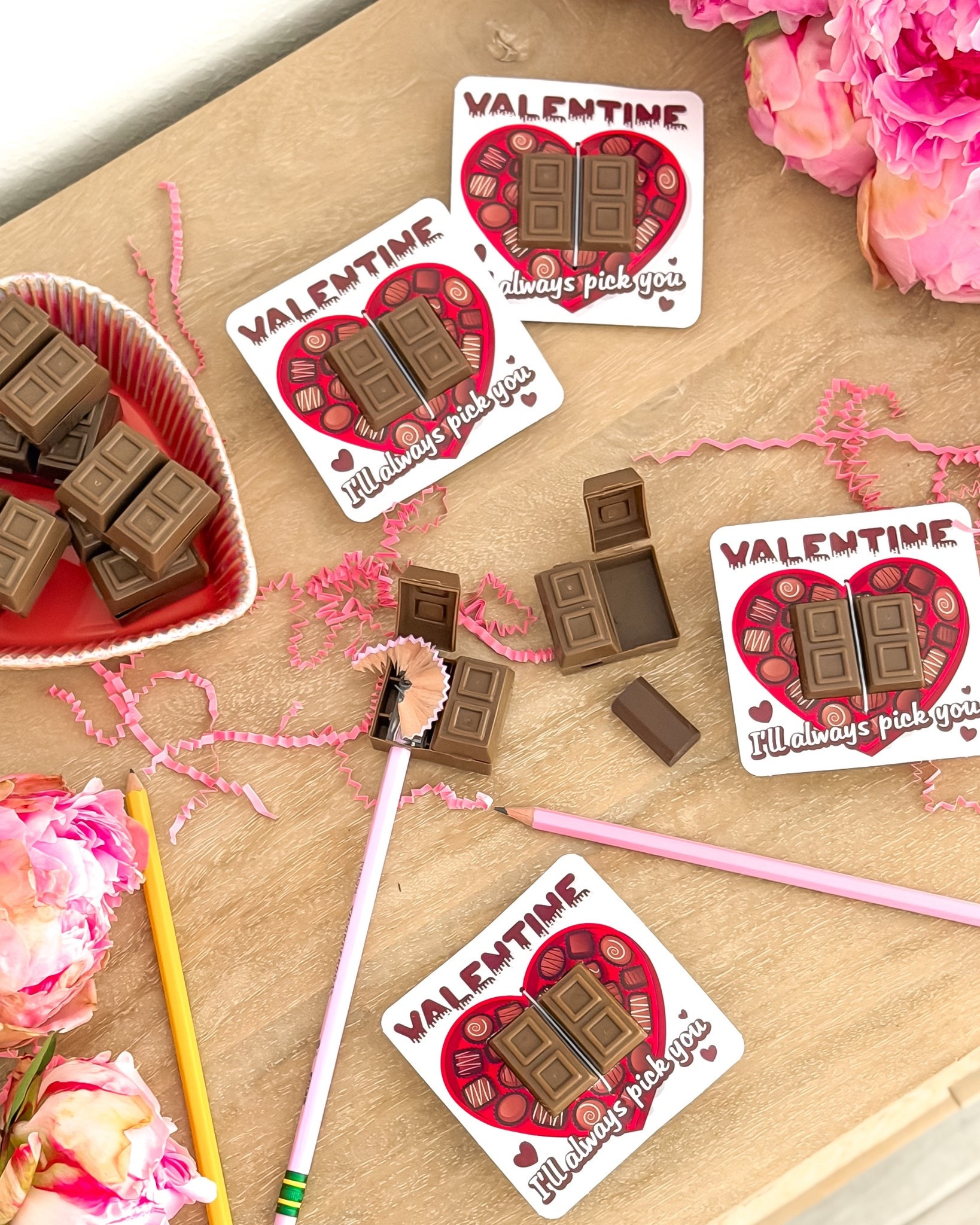 My FAV Valentine class gift this year - chocolate pencil sharpener & eraser from Oriental Trading Co 

Comes with the cards for easy assembling & handing out. 

#LTKSeasonal #LTKKids #LTKFindsUnder50