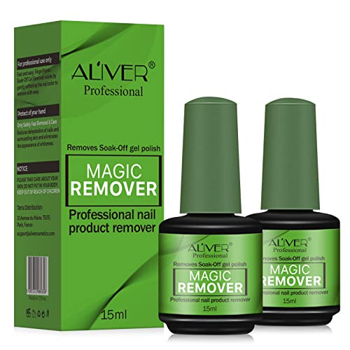 ALIVER Nail Polish Remover,Remove Gel Nail Polish Within 2-3 Minutes - Quick & Easy Polish Remover - | Amazon (US)
