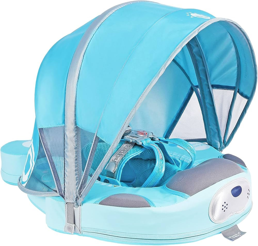 3Months to 48Months 3rd Swim Mode Standing Stroke Mambobaby Float with Canopy Tail Non Inflatable... | Amazon (US)