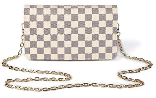 Daisy Rose - Daisy Rose Checkered Cross body bag - RFID Blocking with Credit Card slots clutch -P... | Walmart (US)