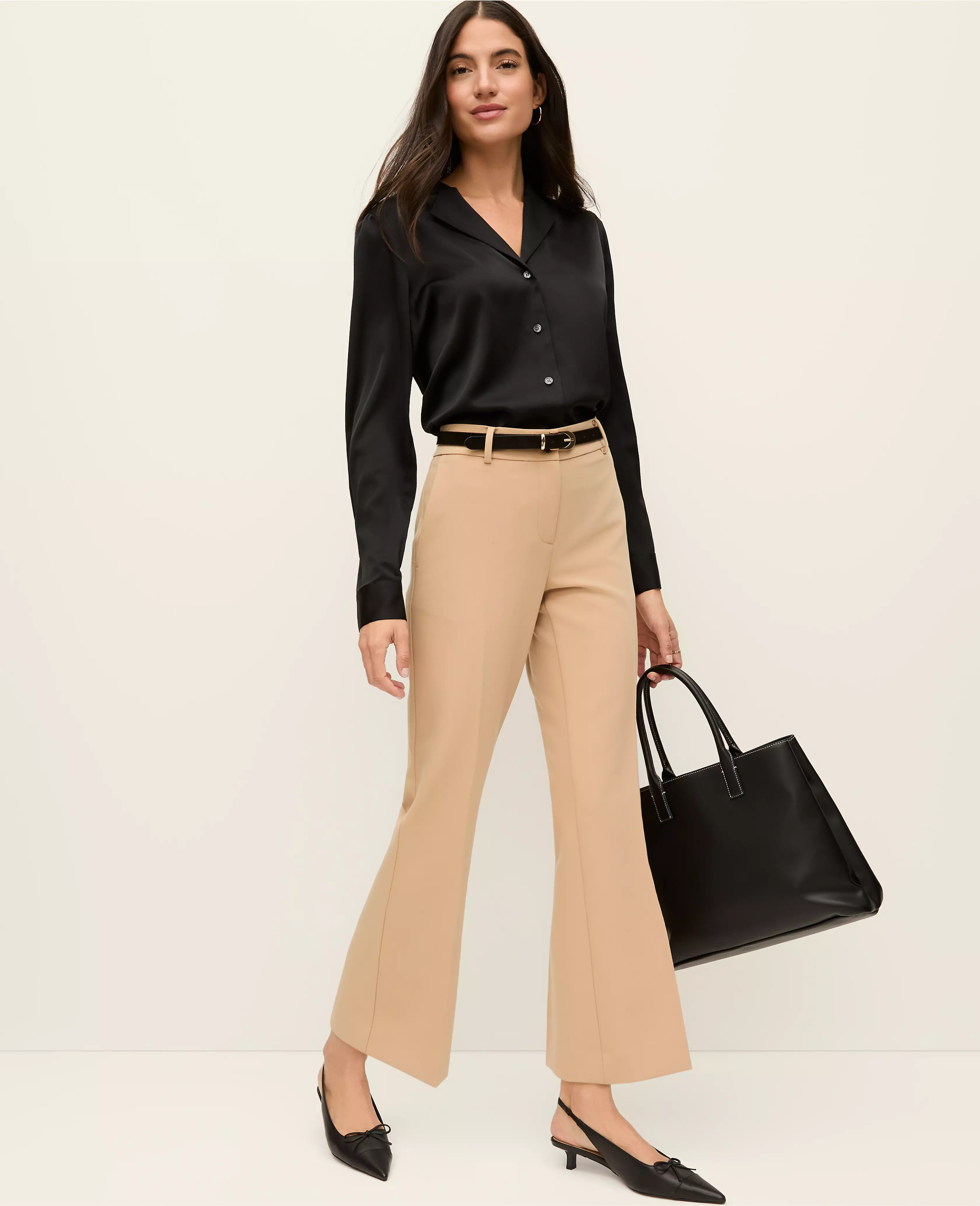 The Petite Jayne Crop Trouser | Ann Taylor
