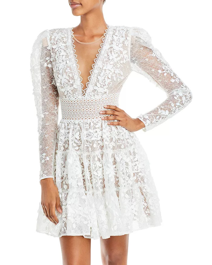 Megan Lace Mini Dress | Bloomingdale's (US)