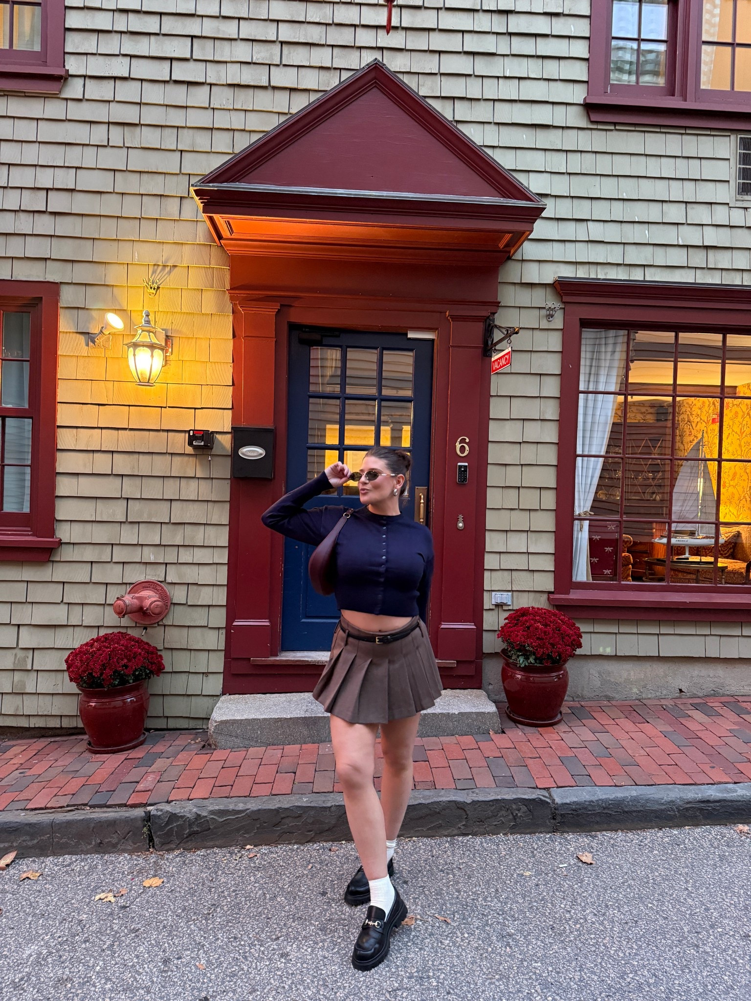 Preppy gal in newport 