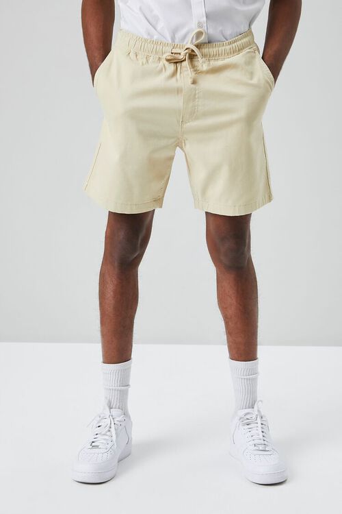 Cotton-Blend Drawstring Shorts | Forever 21 (US)
