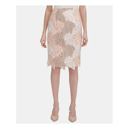 Calvin Klein Womens Lace Knee-Length Pencil Skirt | Walmart (US)